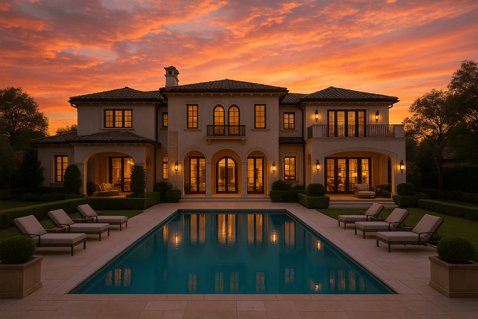 Casa de lujo con piscina